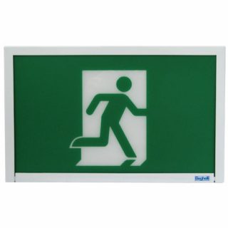 Steel LED Running Man